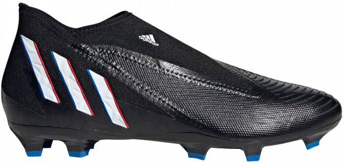 Adidas Predator Edge.3 Veterloze Firm Ground Voetbalschoenen Core Black/Cloud White/Vivid Red Heren online kopen