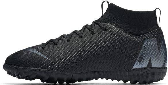 Nike Jr. Mercurial Superfly 6 Academy TF Voetbalschoen voor kleuters/kids (turf) Zwart