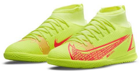 Nike Mercurial Superfly 8 Club IC Motivation Neon/Zwart/Rood Kinderen