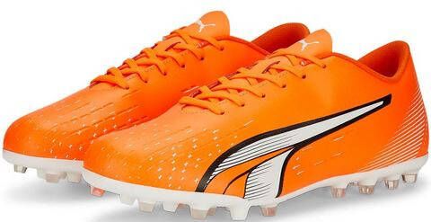 PUMA Ultra Play MG Supercharge Oranje/Wit/Blauw