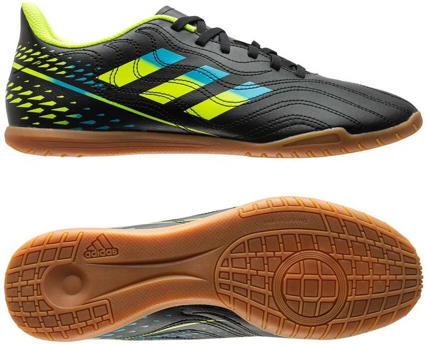 adidas Copa Sense .4 IN Al Rihla Zwart/Turquoise/Geel