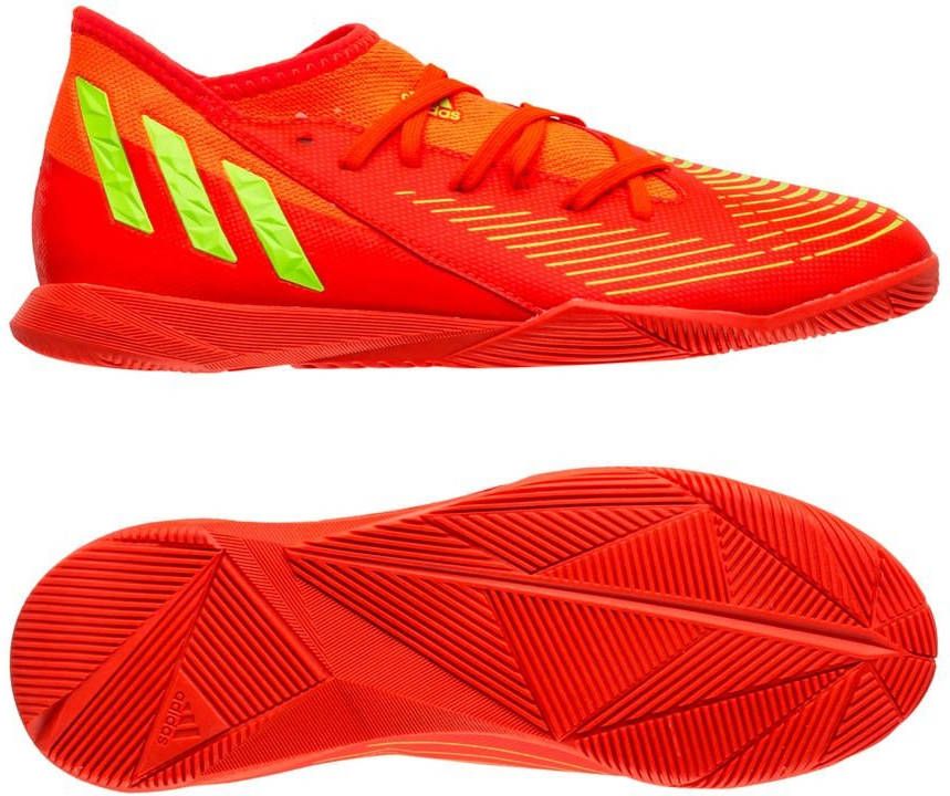 Adidas Kids adidas Predator Edge.3 Zaalvoetbalschoenen(IN)Kids Rood Groen