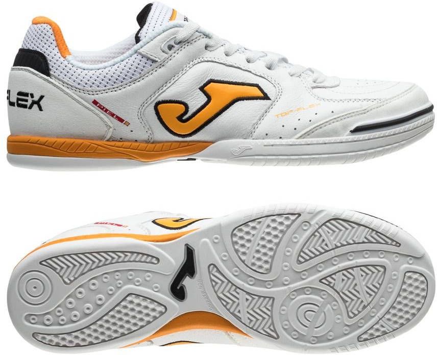 Joma Top Flex IN Wit/Oranje/Zwart