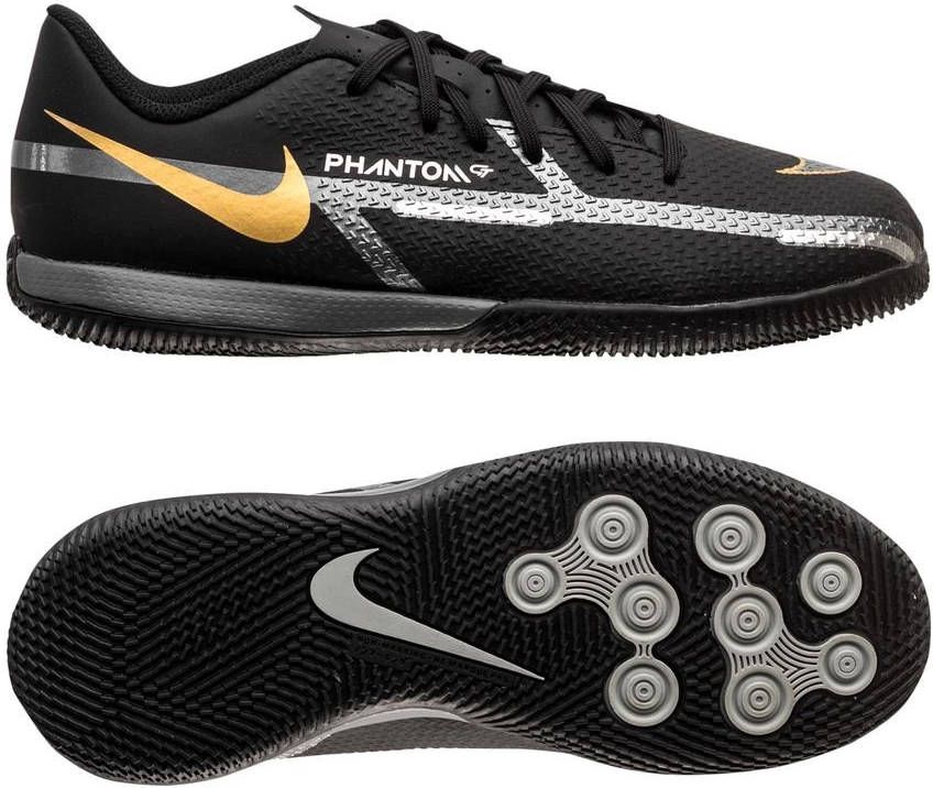 Nike Jr. Phantom GT2 Academy IC Zaalvoetbalschoen voor kleuters/kids Zwart online kopen