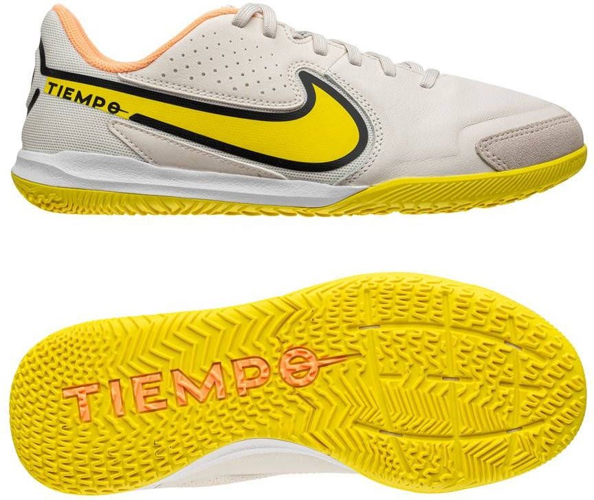 Nike Jr. Tiempo Legend 9 Academy IC Zaalvoetbalschoenen voor kleuters/kids Grijs