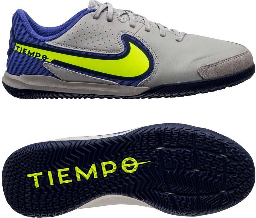 Nike Jr. Tiempo Legend 9 Academy IC Zaalvoetbalschoen kleuters/kids Grijs online kopen