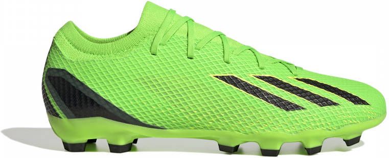 adidas X Speedportal.3 Gras/Kunstgras Voetbalschoenen(MG)Groen Zwart Geel